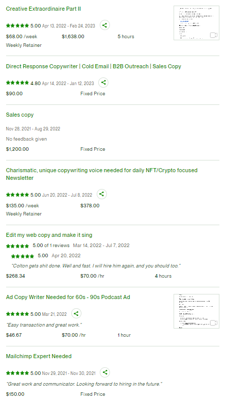 upwork reviews